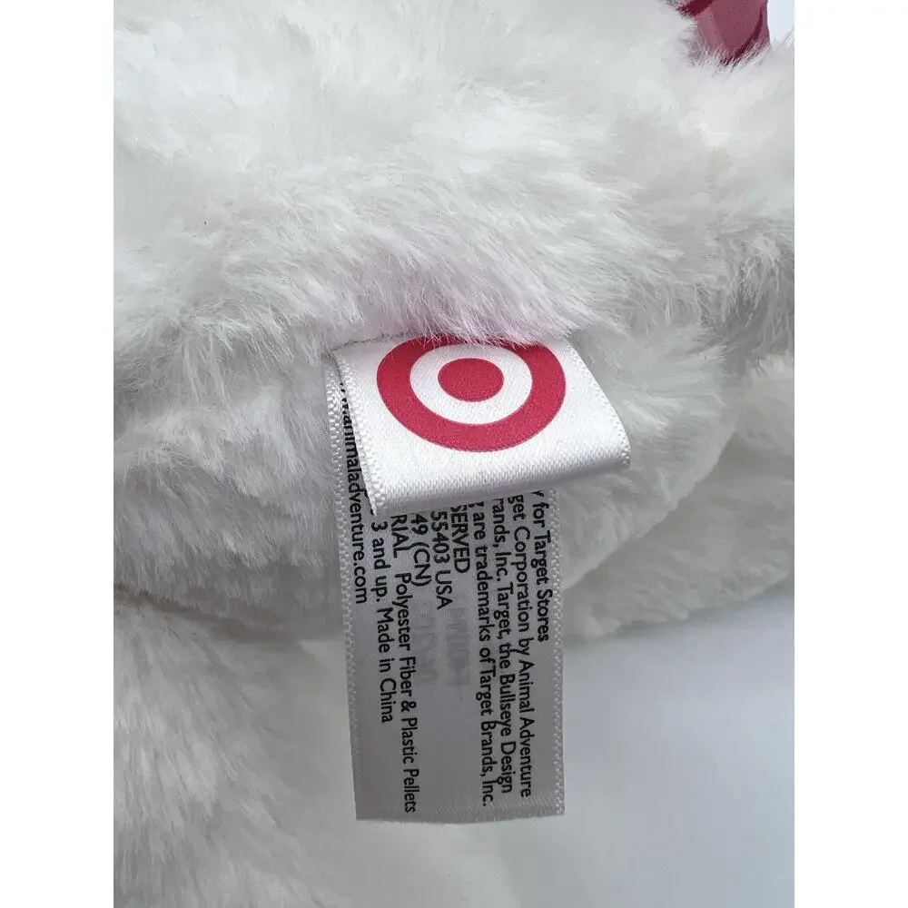 Target Bullseye Plush Stuffed Animal Dog w/ Ladybug & Backpack 16” 2023